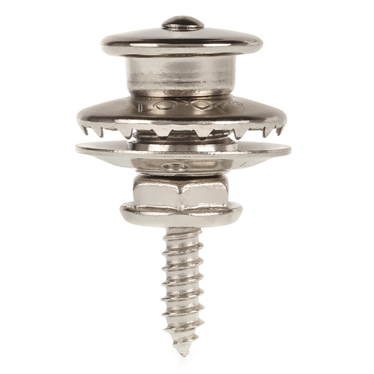 Loxx Pull It Up Fastener Cloth-to-Surface Set 1/2" Screw (Nickel-Plated Brass)