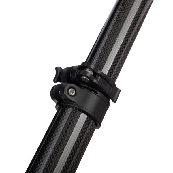 Carbiepoles Adjustable Carbon Fiber Shade Bow Pole 38mm/1.5” Black