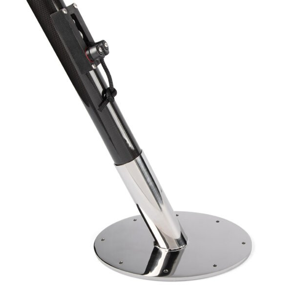 Carbiepoles™ Oval Mounting Base 53mm/2" (Stainless Steel)